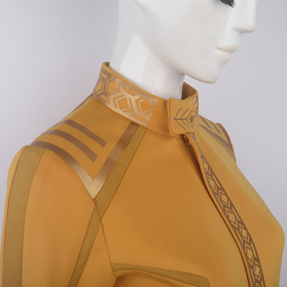 Star Trek SNW Captain Number One Uniform Starfleet Female Top Shirts Jacket Costumes