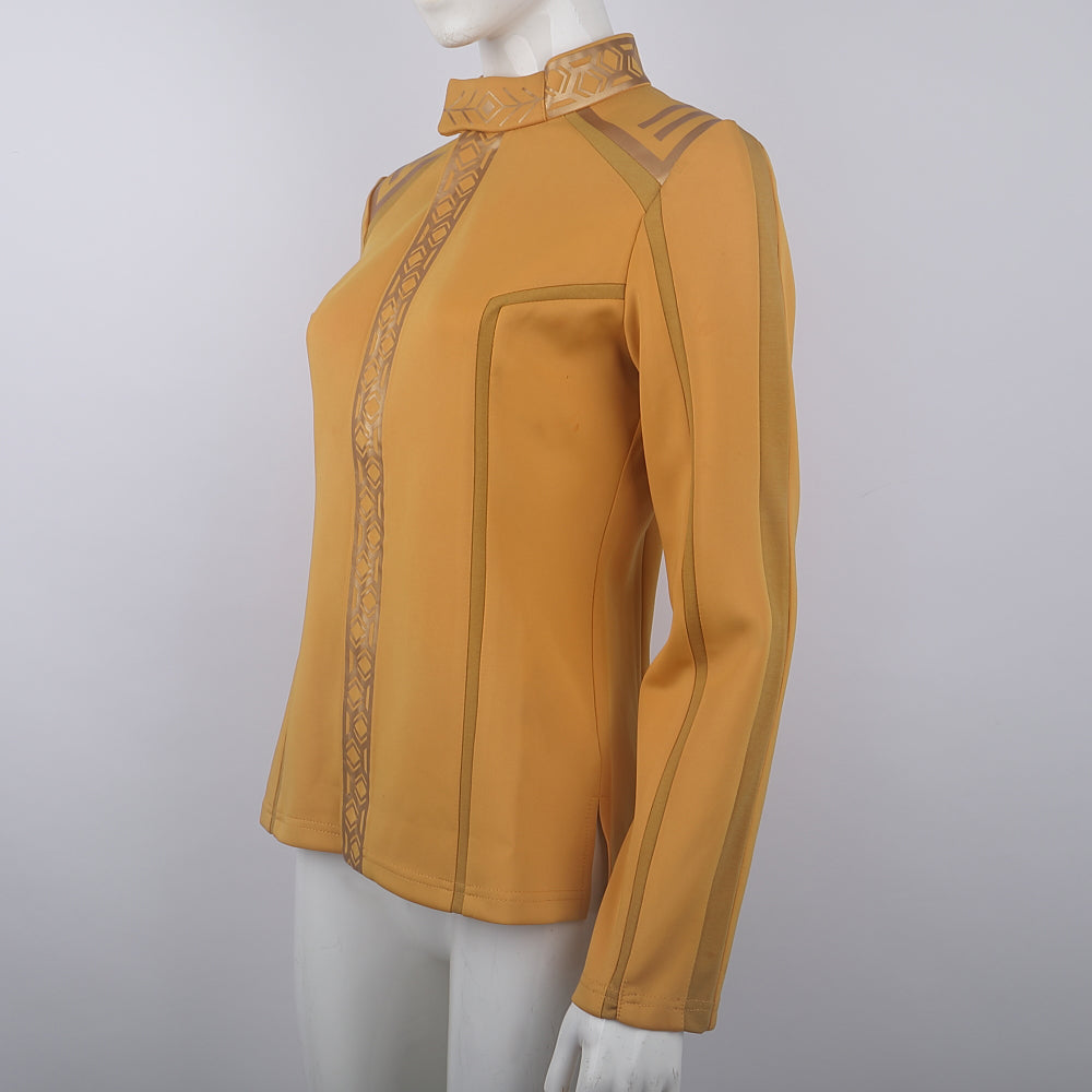 Star Trek SNW Captain Number One Uniform Starfleet Female Top Shirts Jacket Costumes