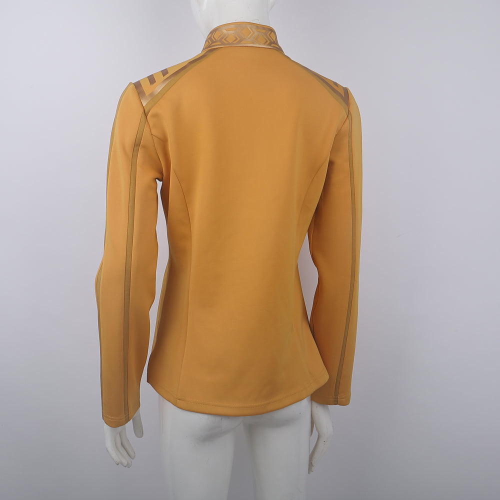 Star Trek SNW Captain Number One Uniform Starfleet Female Top Shirts Jacket Costumes