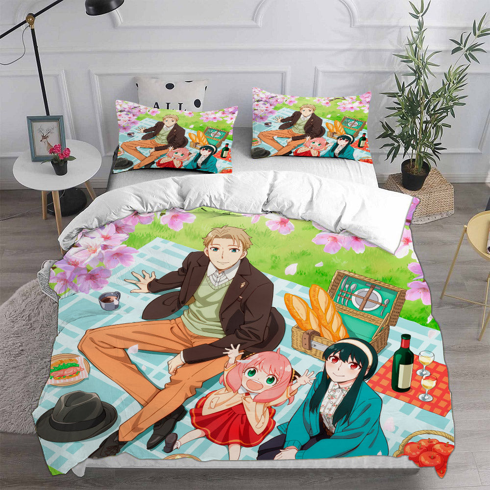 SPY×FAMILY Cosplay Bedding Set Duvet Cover Pillowcases Halloween Home Decor