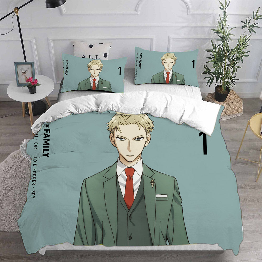 SPY×FAMILY Cosplay Bedding Set Duvet Cover Pillowcases Halloween Home Decor