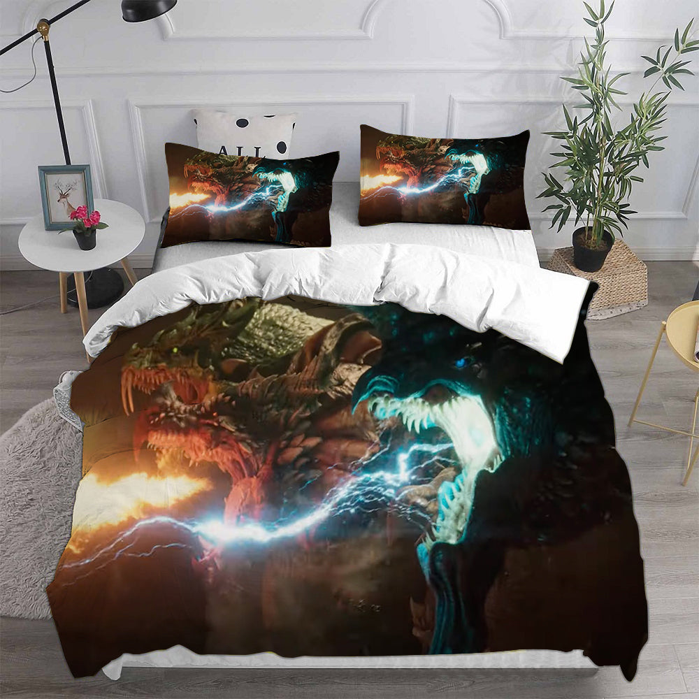 Secret Level Cosplay Bedding Set Duvet Cover Pillowcases Halloween Home Decor