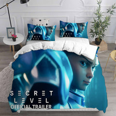 Secret Level Cosplay Bedding Set Duvet Cover Pillowcases Halloween Home Decor