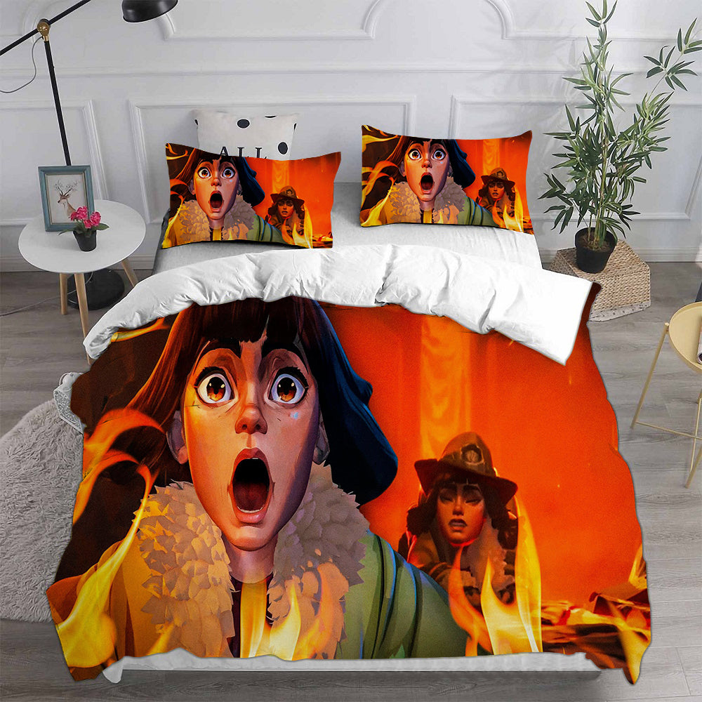 Secret Level Cosplay Bedding Set Duvet Cover Pillowcases Halloween Home Decor