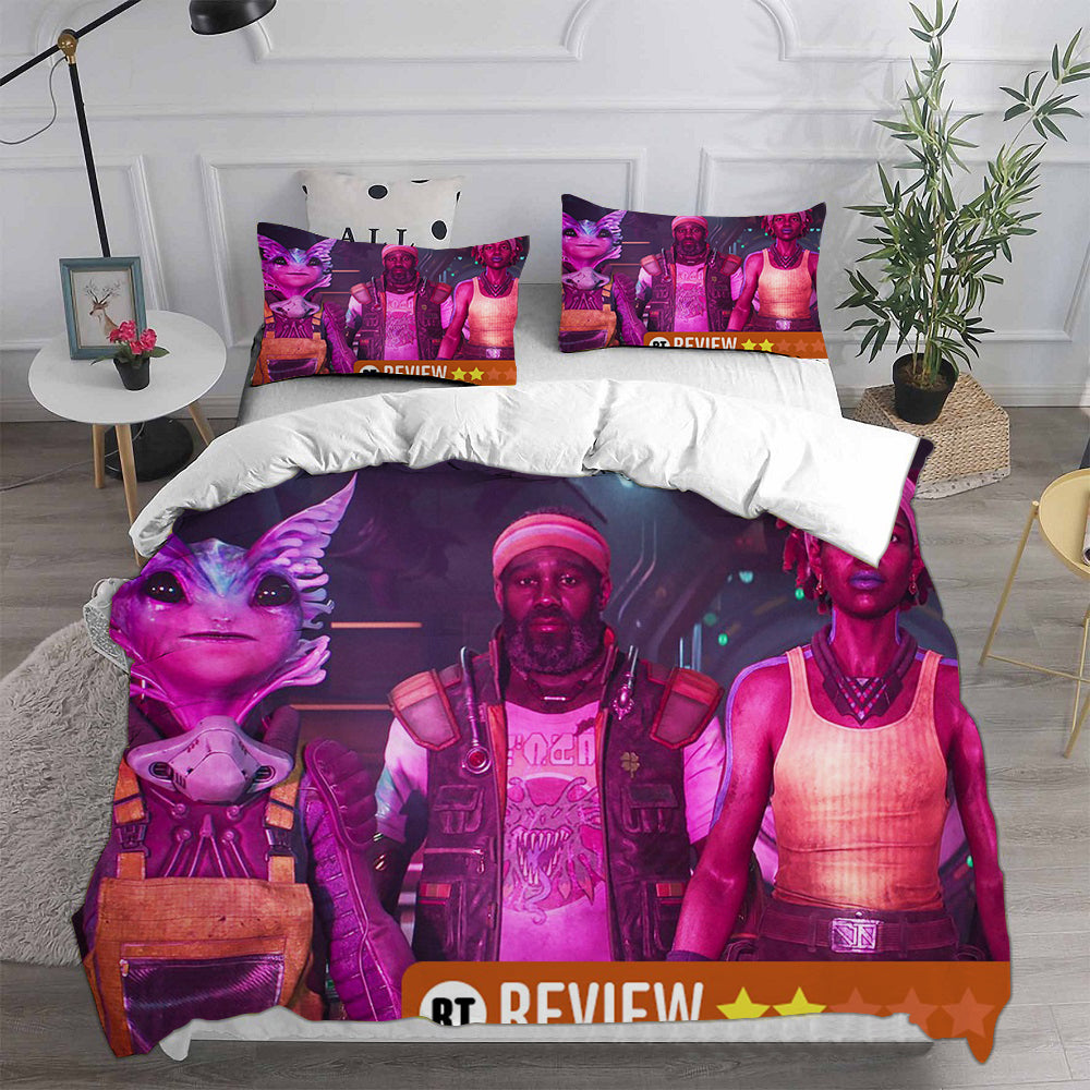 Secret Level Cosplay Bedding Set Duvet Cover Pillowcases Halloween Home Decor