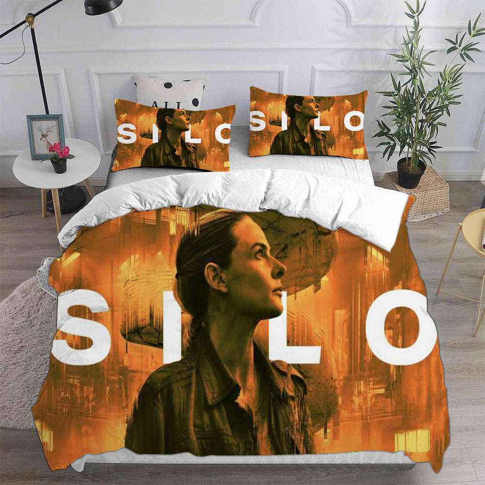 Silo Seanson Cosplay Bedding Set Duvet Cover Pillowcases Halloween Home Decor