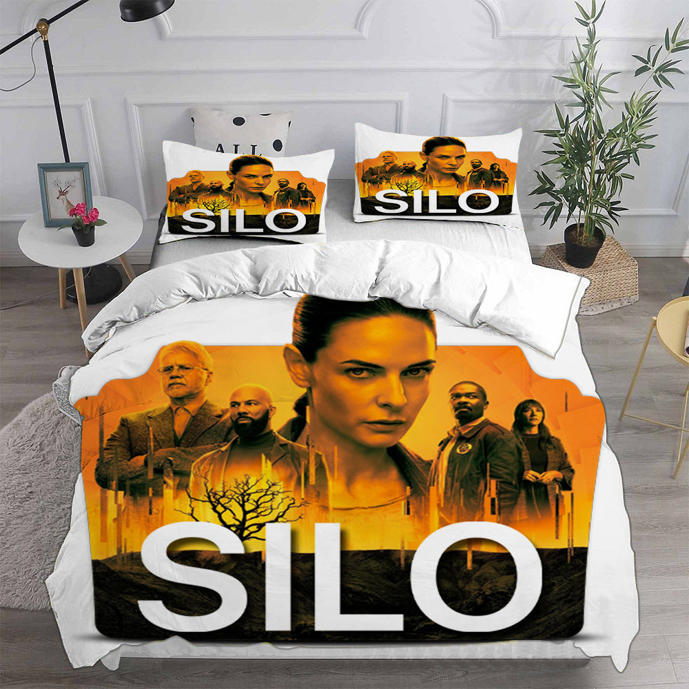 Silo Seanson Cosplay Bedding Set Duvet Cover Pillowcases Halloween Home Decor