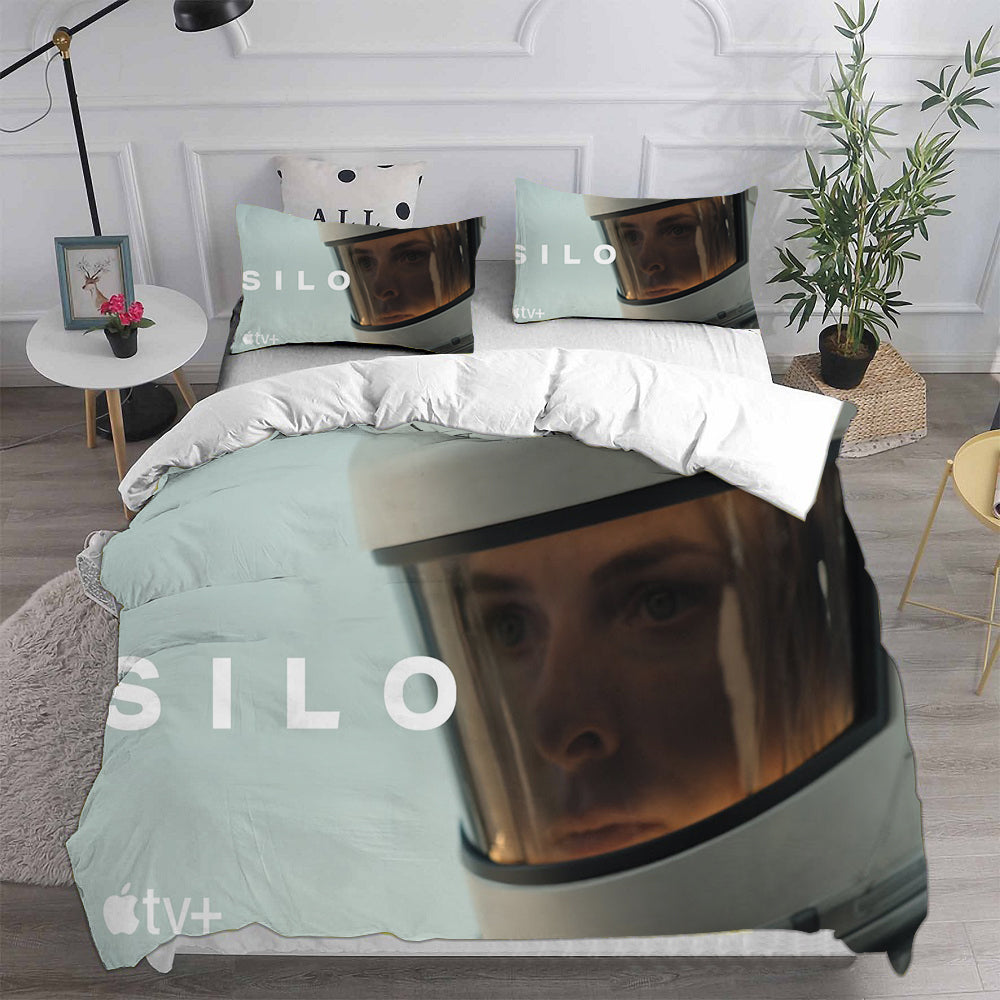 Silo Seanson Cosplay Bedding Set Duvet Cover Pillowcases Halloween Home Decor