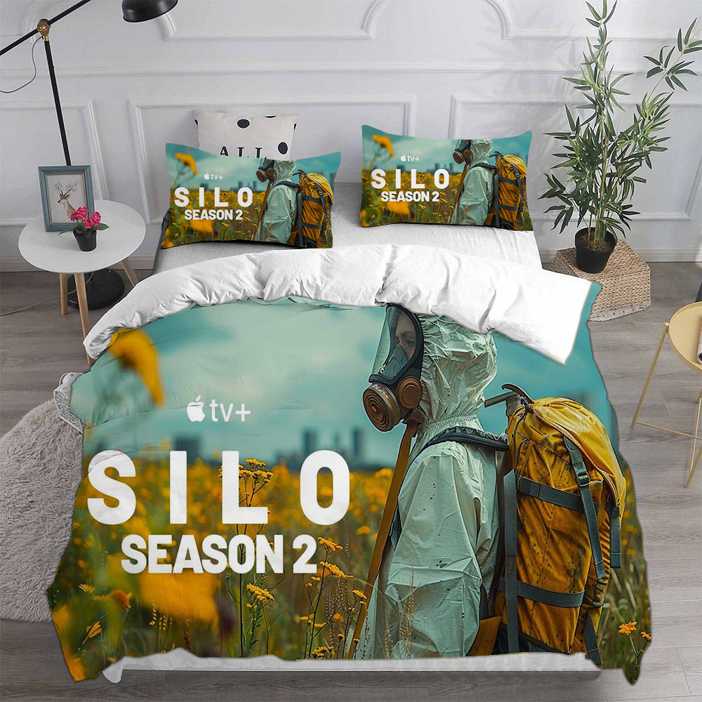 Silo Seanson Cosplay Bedding Set Duvet Cover Pillowcases Halloween Home Decor