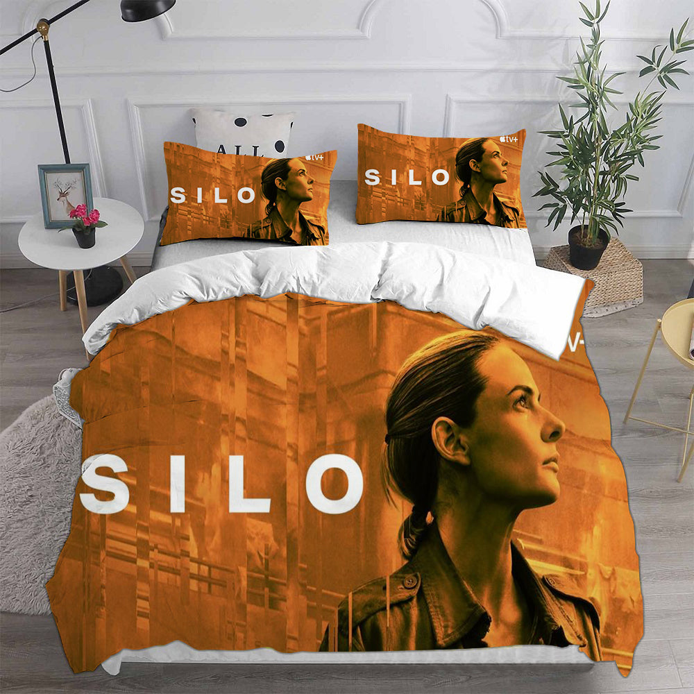 Silo Seanson Cosplay Bedding Set Duvet Cover Pillowcases Halloween Home Decor