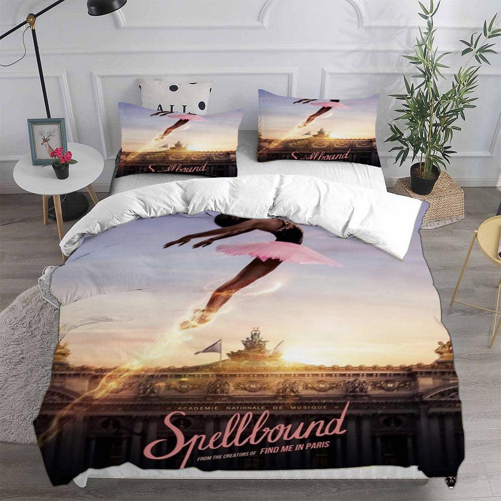 Spellbound Cosplay Bedding Set Duvet Cover Pillowcases Halloween Home Decor