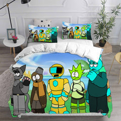 Sprunki Cosplay Bedding Set Duvet Cover Pillowcases Halloween Home Decor