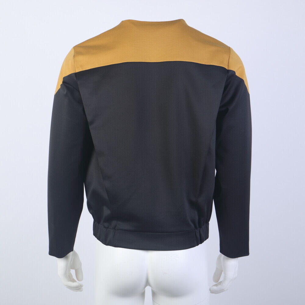 Star Trek Deep Space Nine Commander Gold Blue Uniform Voyager Starfleet Jacket Costume