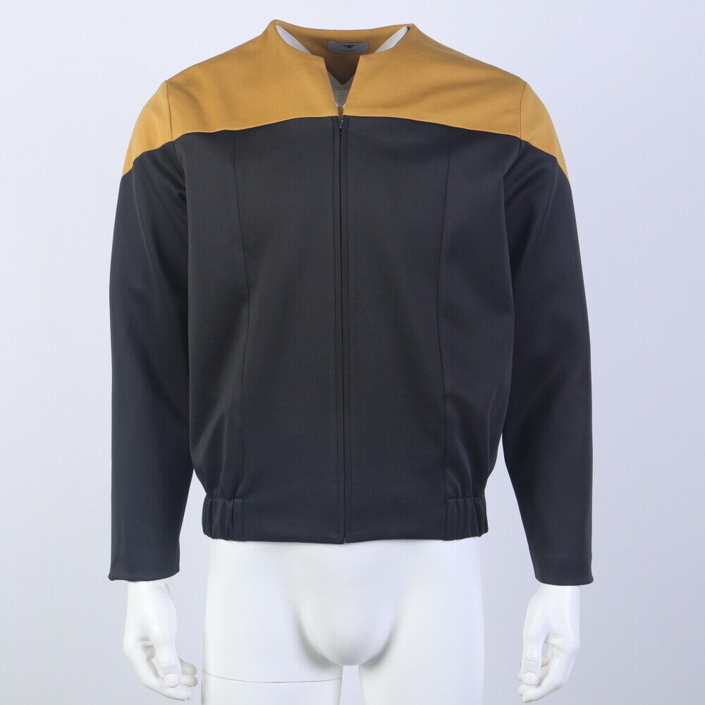 Star Trek Deep Space Nine Commander Gold Blue Uniform Voyager Starfleet Jacket Costume