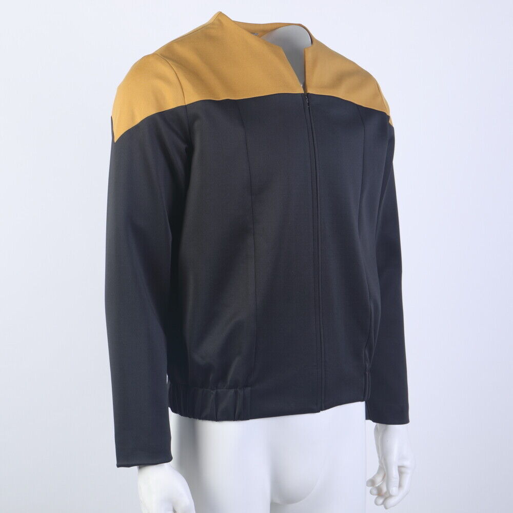 Star Trek Deep Space Nine Commander Gold Blue Uniform Voyager Starfleet Jacket Costume