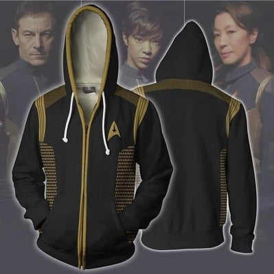 Star Trek Discovery Hoodie Sweater 3D Sweatshirt Cosplay Costume