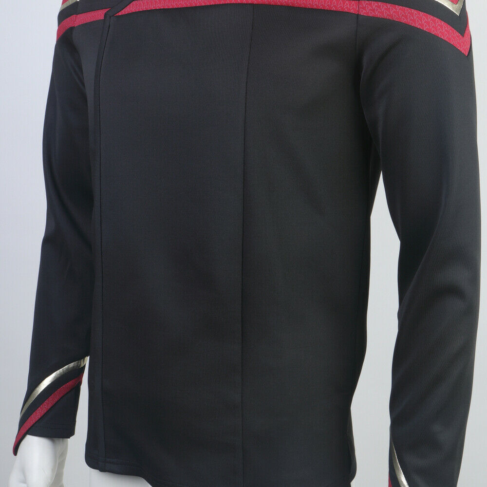 Star Trek  Picard 2  Captain Admiral Red Uniforms Cosplay Starfleet Shirt Costumes