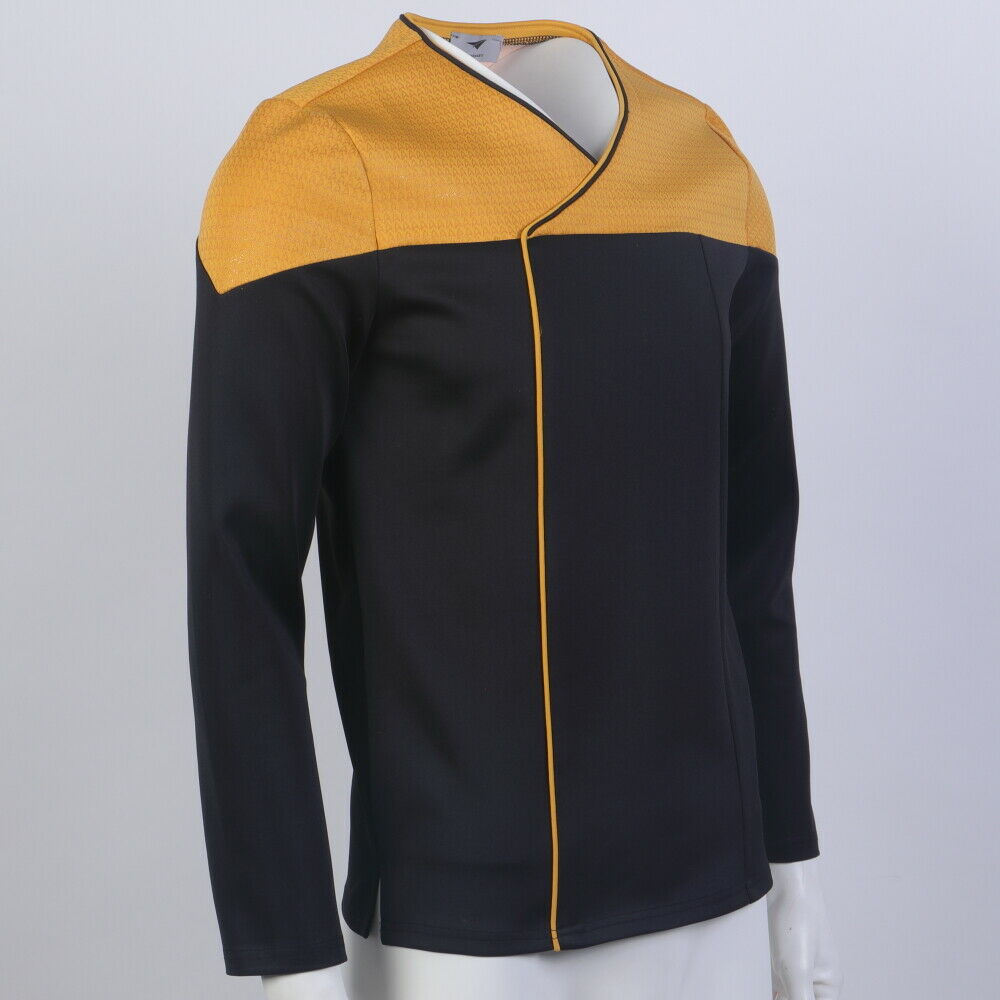 Star Trek  Picard 2  Command Red Uniform Cosplay Starfleet Gold Blue Top Shirts Costume