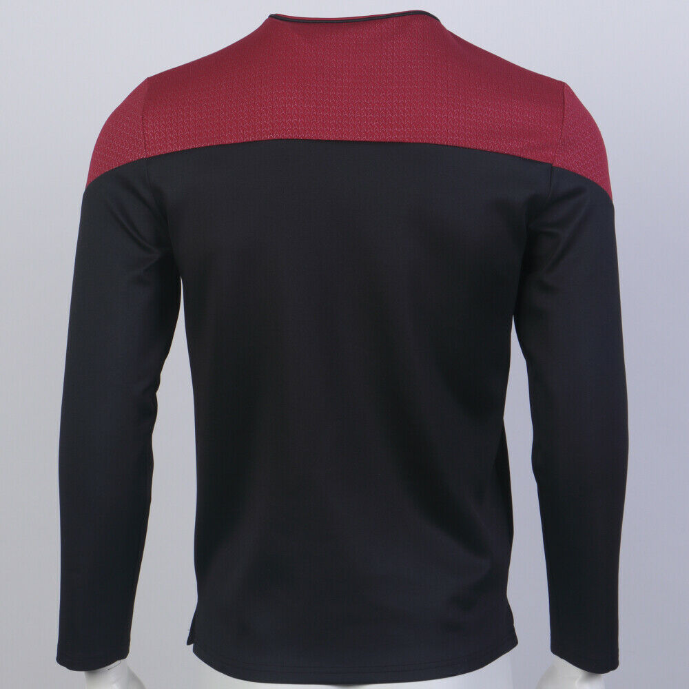 Star Trek  Picard 2  Command Red Uniform Cosplay Starfleet Gold Blue Top Shirts Costume