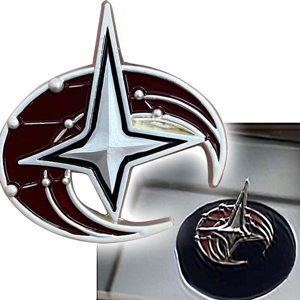 Star Trek  Picard 2 Seven Of Nine Borg Magnet Cosplay Badge Halloween Props