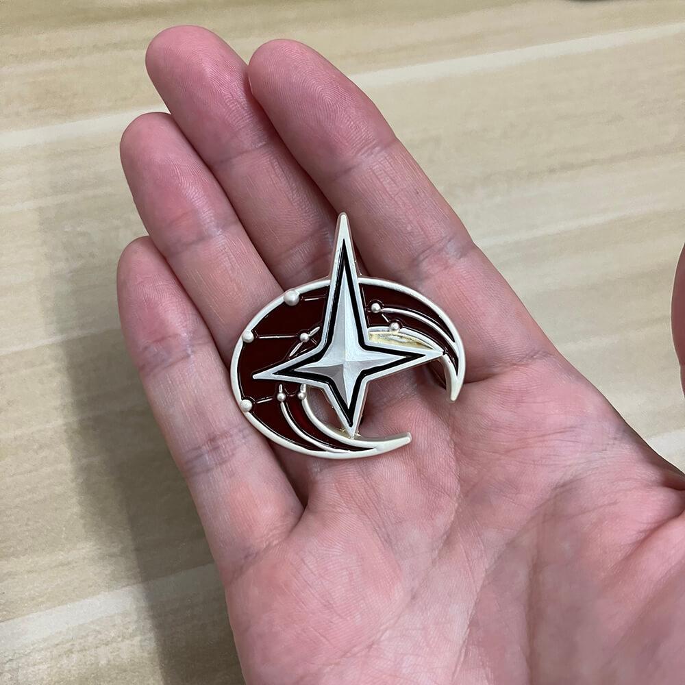 Star Trek  Picard 2 Seven Of Nine Borg Magnet Cosplay Badge Halloween Props