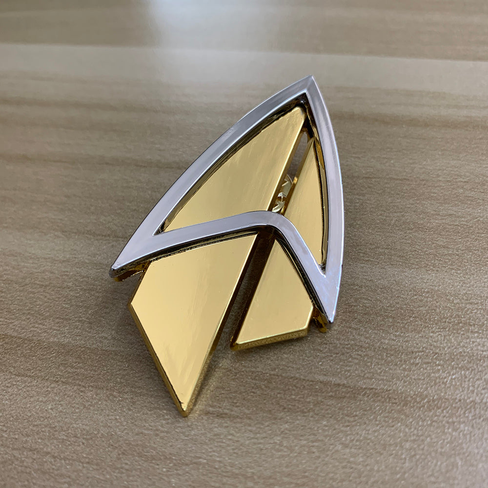 Star Trek  Picard Admiral JL Pin The Next Generation Communicator Pin Brooches Halloween Cosplay Props