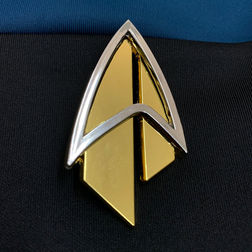 Star Trek  Picard Admiral JL Pin The Next Generation Communicator Pin Brooches Halloween Cosplay Props