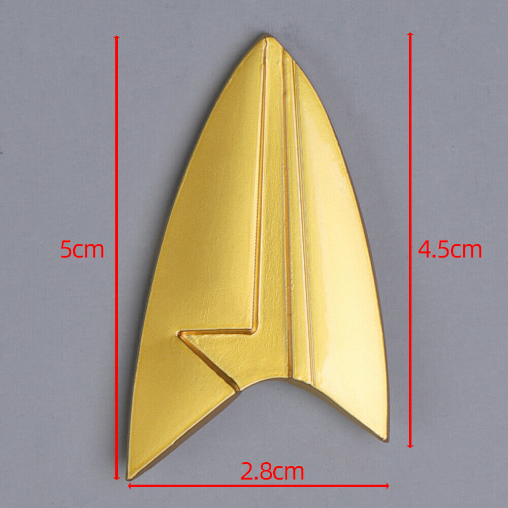 Star Trek  Prodigy Captain Kathryn Janeway Magnet Badge Starfleet Pin Halloween Cosplay  Accessories