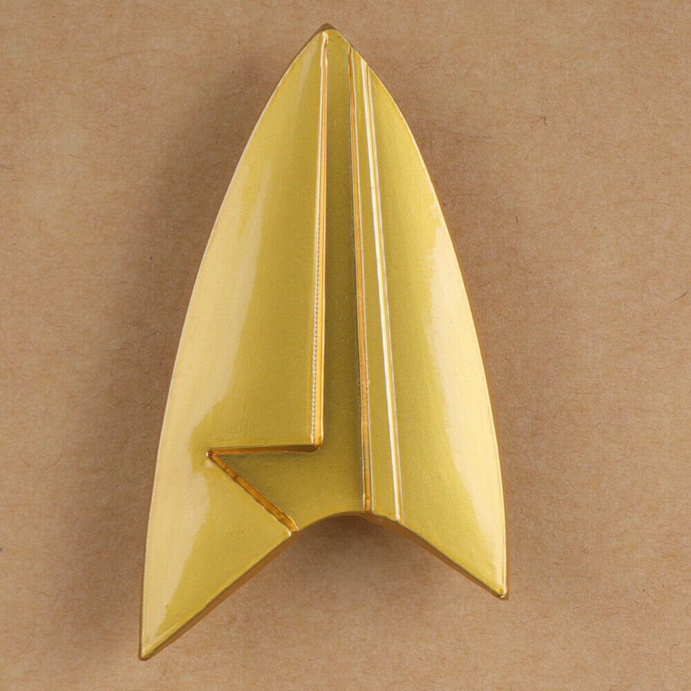 Star Trek  Prodigy Captain Kathryn Janeway Magnet Badge Starfleet Pin Halloween Cosplay  Accessories