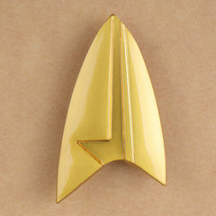 Star Trek  Prodigy Captain Kathryn Janeway Magnet Badge Starfleet Pin Halloween Cosplay  Accessories