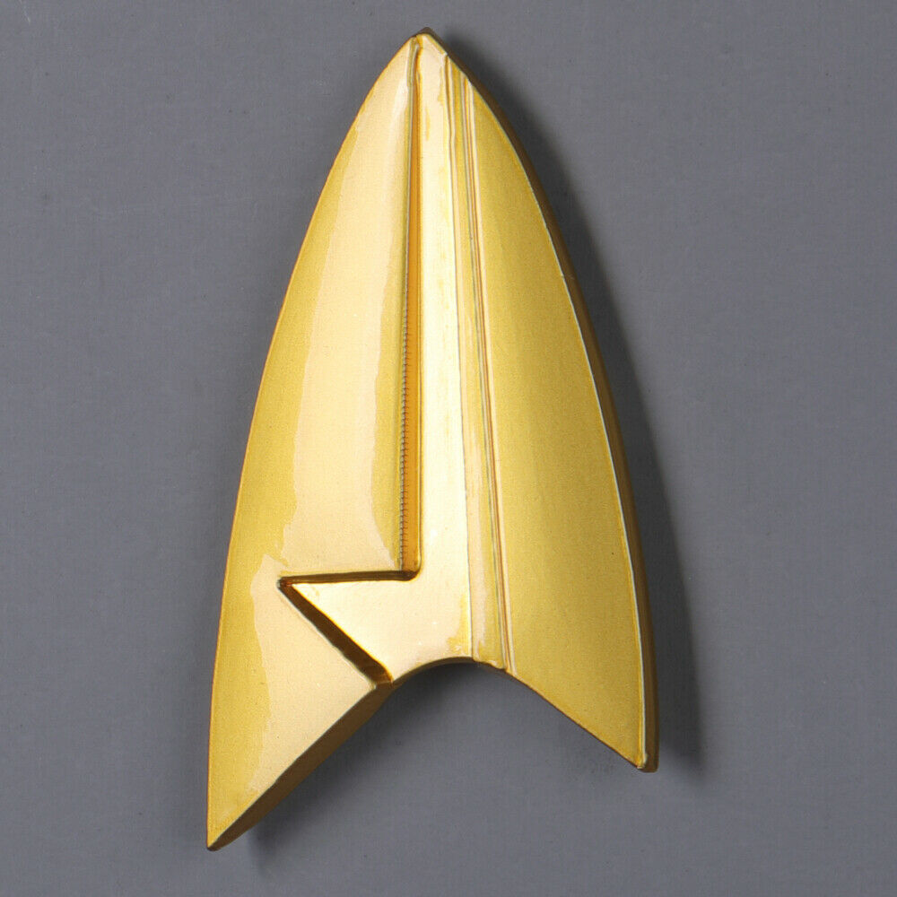 Star Trek  Prodigy Captain Kathryn Janeway Magnet Badge Starfleet Pin Halloween Cosplay  Accessories