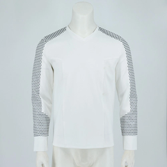 Star Trek SNW Gamble Medical White Starfleet Uniforms Cosplay Vezda Top Shirts Costumes