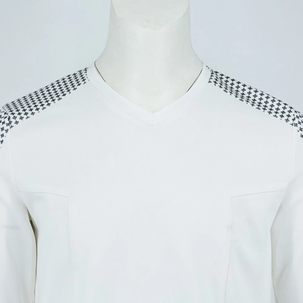 Star Trek SNW Gamble Medical White Starfleet Uniforms Cosplay Vezda Top Shirts Costumes