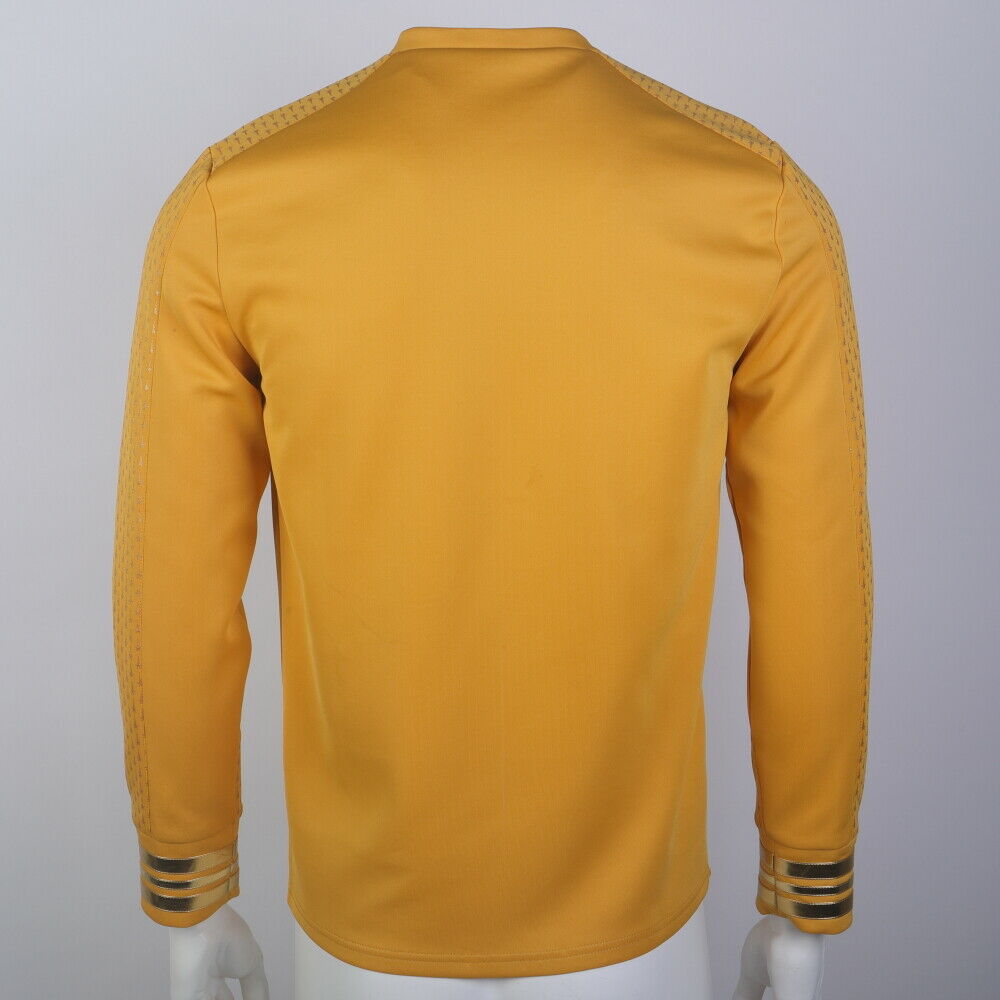 Strange New Worlds Captain Pike Gold Uniforms Startfleet Blue Red Top Shirts