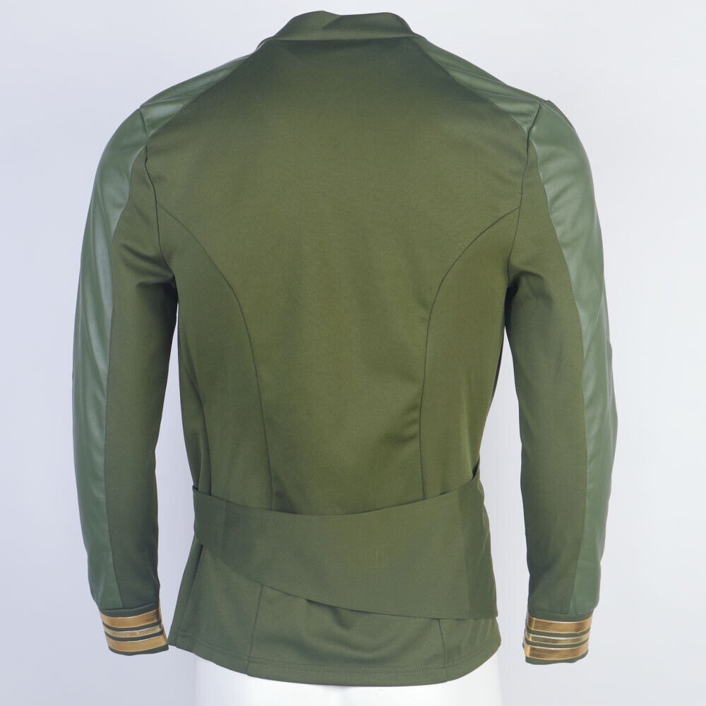 Strange New Worlds Captain Pike Green Uniforms Starfleet Top Shirts Costumes