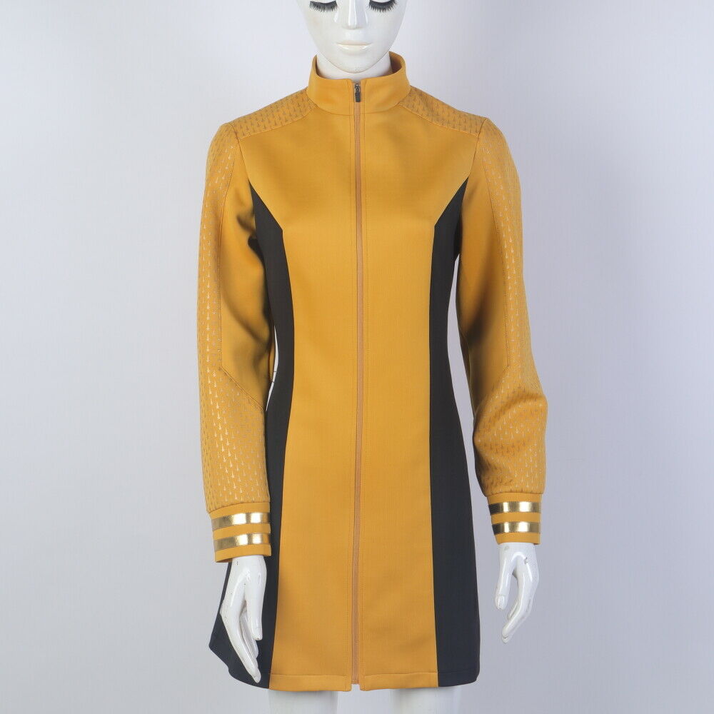 Strange New Worlds Cosplay Number One Gold Blue Red Dress Starfleet Uniforms