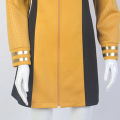 Strange New Worlds Cosplay Number One Gold Blue Red Dress Starfleet Uniforms