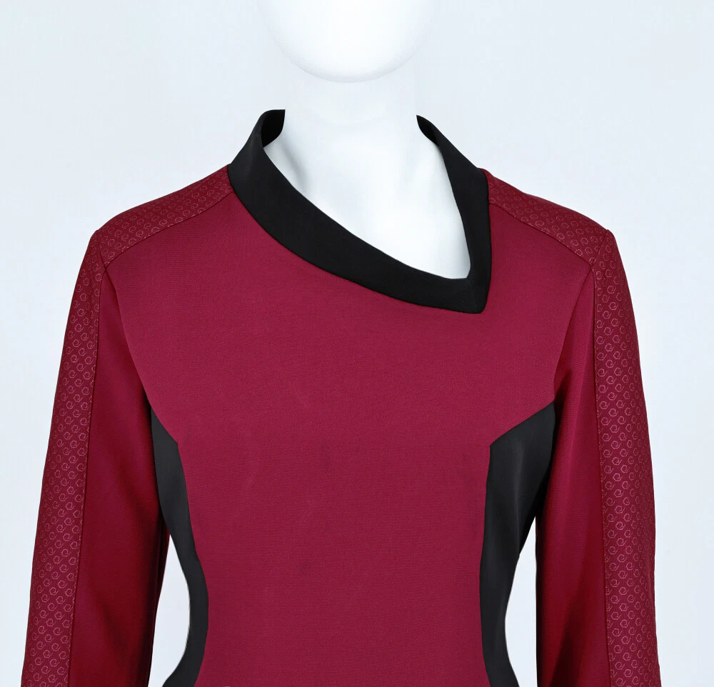 Star Trek Strange New Worlds Uhura Red Dress Uniforms Startfleet Shirts Costumes