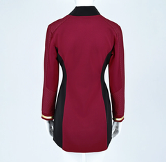 Star Trek Strange New Worlds Uhura Red Dress Uniforms Startfleet Shirts Costumes