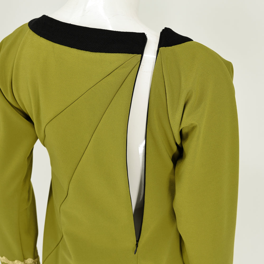 Star Trek TOS Female Duty Uniforms The Original Series Blue Gold Red Dress Costume