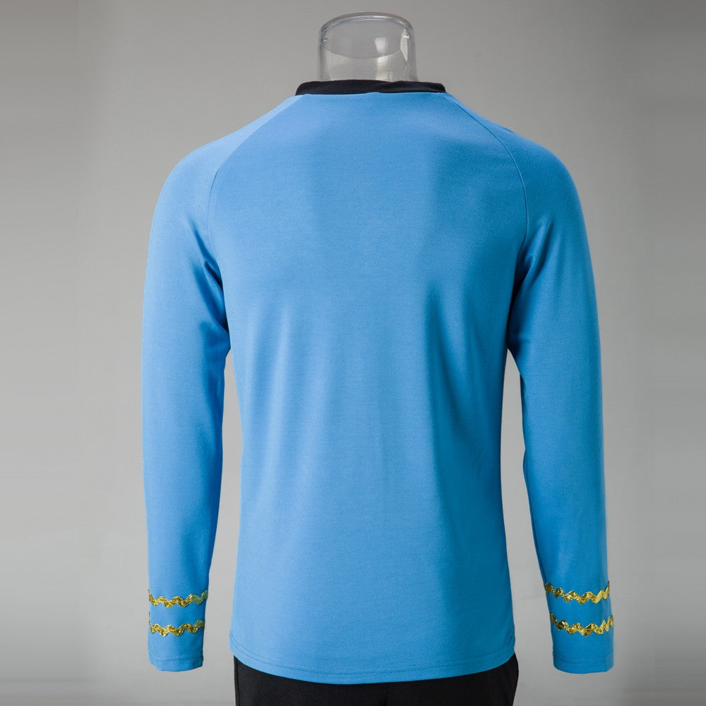 Star Trek  TOS The Original Series Captain Kirk Shirt Uniform Halloween Cosplay Costume