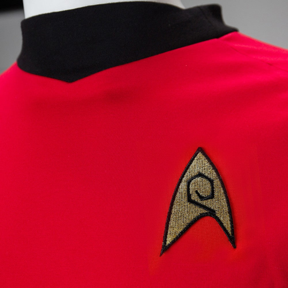 Star Trek  TOS The Original Series Captain Kirk Shirt Uniform Halloween Cosplay Costume