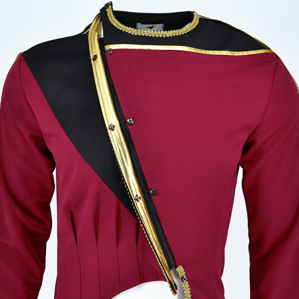 Star Trek The Next Generation Admiral Gregory Quinn Uniforms Shirt Pants Starfleet Costume