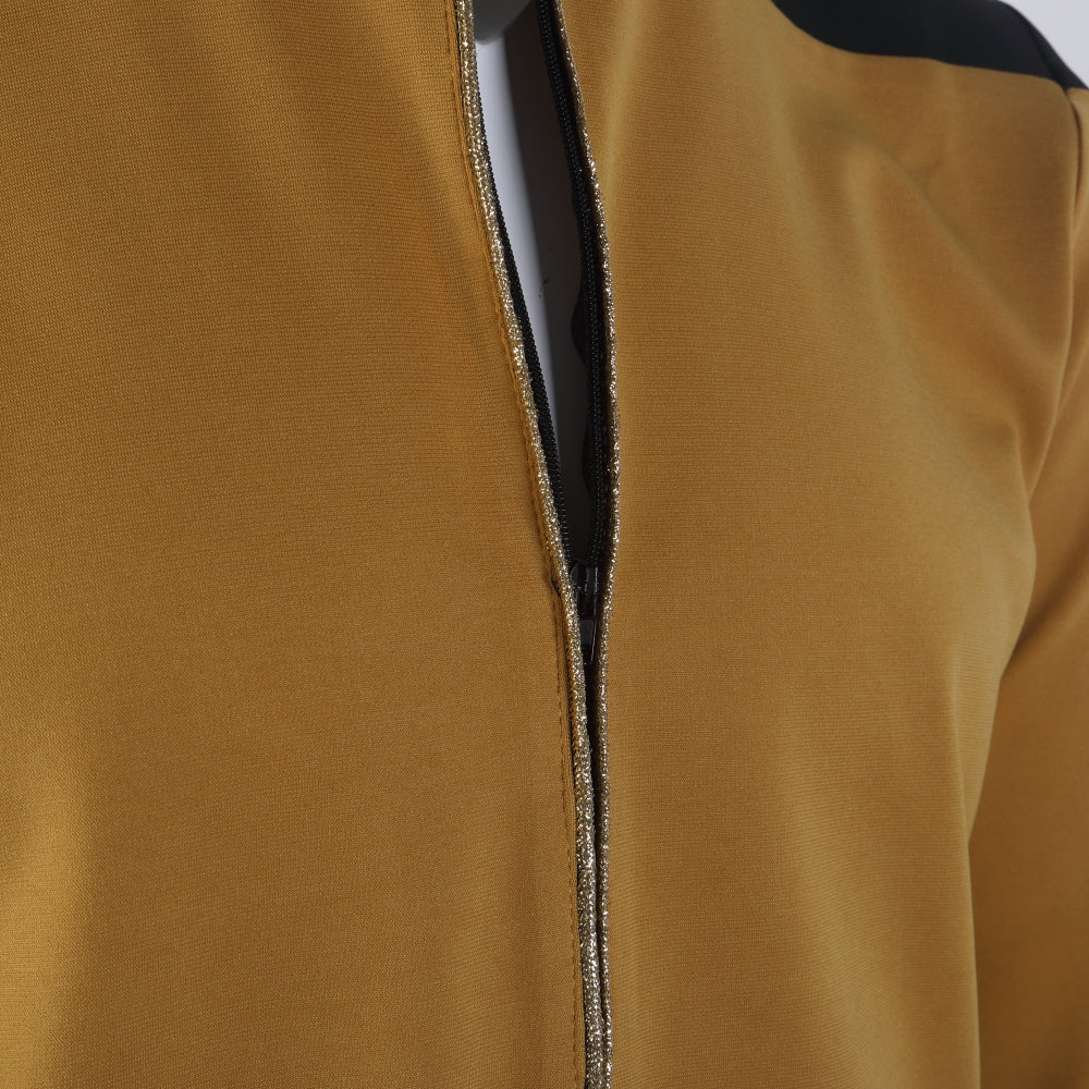 ST The Next Generation TNG  Admiral Tunic Uniforms Red Gold Men Shirts Halloween Cosplay Costumes