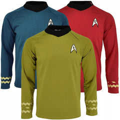 Star Trek The Original Series TOS Kirk Spock Uniform Shirt Cosplay Costume