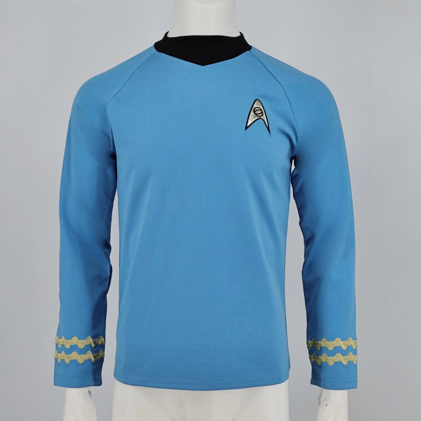 ST TOS The Original Series Captain Kirk Shirt Uniform Halloween Cosplay Costume