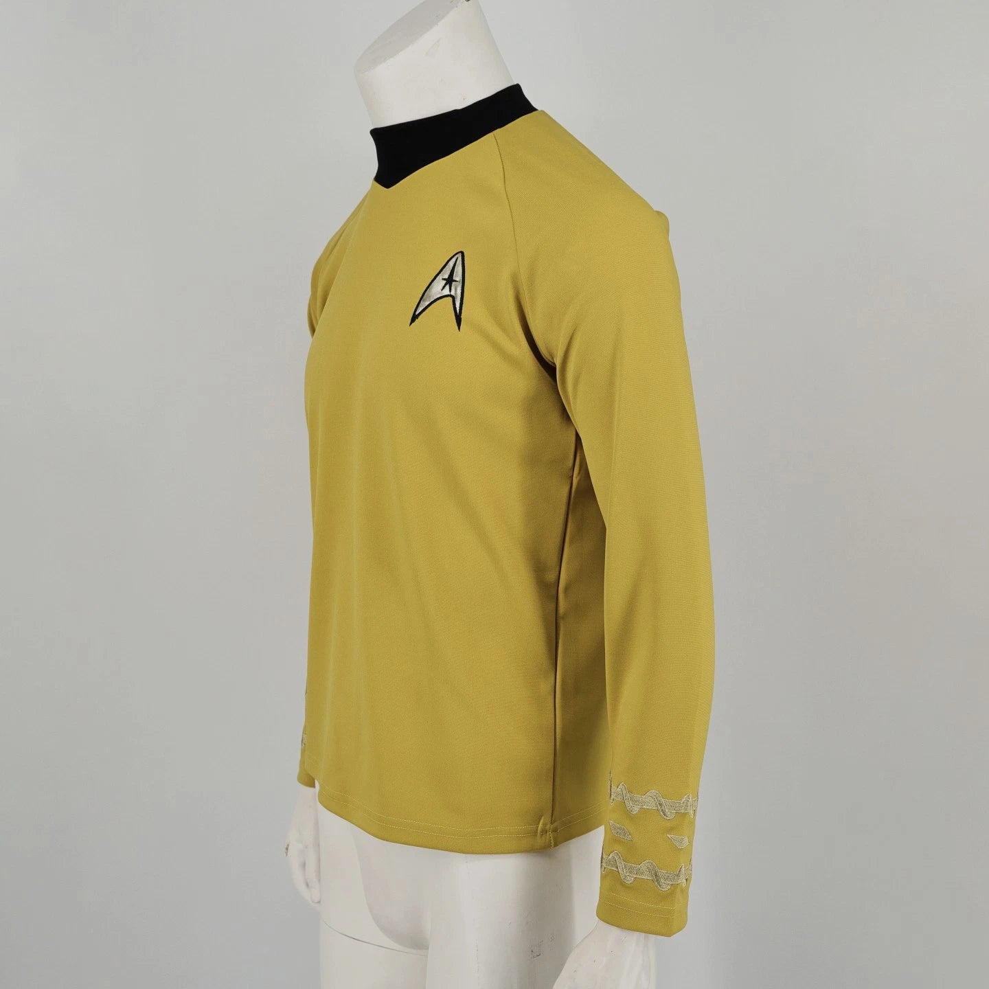 ST TOS The Original Series Captain Kirk Shirt Uniform Halloween Cosplay Costume