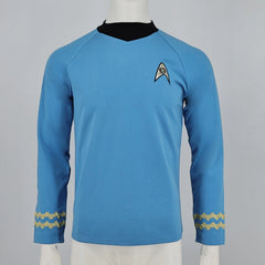ST TOS The Original Series Captain Kirk Shirt Uniform Halloween Cosplay Costume