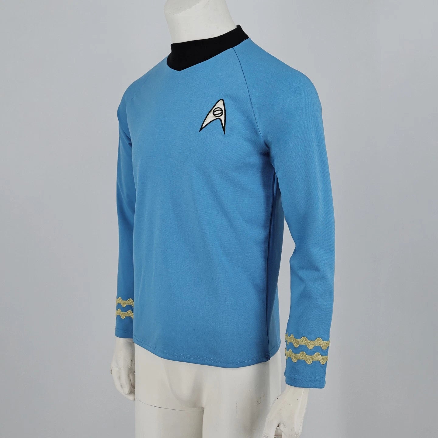ST TOS The Original Series Captain Kirk Shirt Uniform Halloween Cosplay Costume