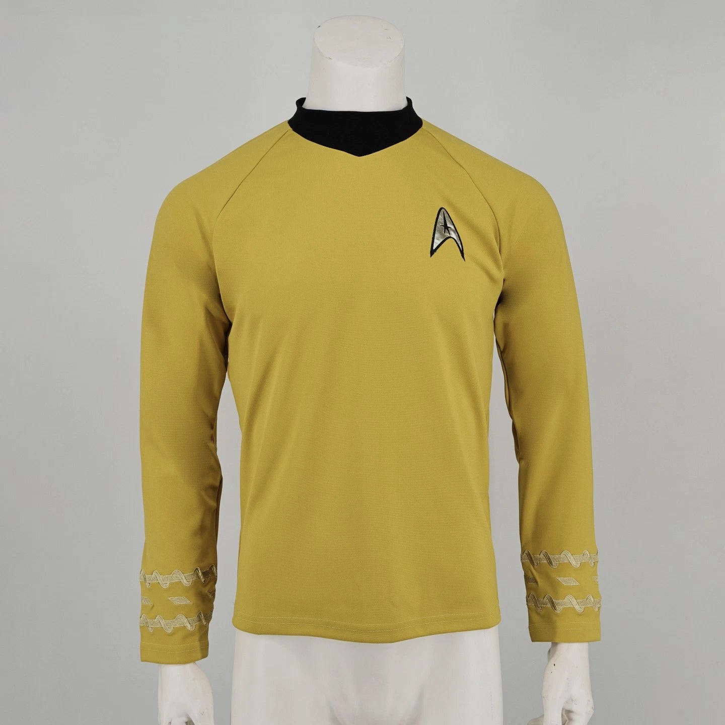 ST TOS The Original Series Captain Kirk Shirt Uniform Halloween Cosplay Costume